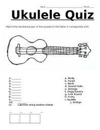 If you fail, then bless your heart. Ukulele Quiz Worksheets Teaching Resources Teachers Pay Teachers