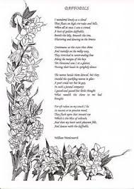 Daffodils By William Wordsworth This Poem Was Inspired By His Sister S Journal Entry About Some Daffodils She Saw In The L Daffodils Poem Poetry Words Poems