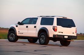 In these leaked photos, visible changes and upgrades have been made/tested. For 149 500 Hennessey Will Turns The Ford F 150 Raptor Into The 8 Seat Velociraptor Suv Carscoops