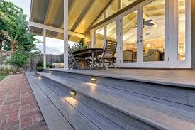 Silver maple composite deck board sample: Pro Terrain Collection Composite Decking Timbertech