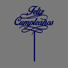 These simple printable cake toppers are perfect for birthdays or other types of celebrations, and you can cut them out with a cutting machine like a cricut (using the free svg templates!) or use a craft knife to cut them yourself out of cardstock. Download Free Stl File Happy Birthday Happy Birthday Cake Topper 3d Print Model Cults