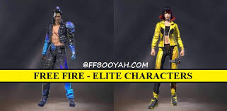 Best survival battle royale on mobile! List Of All Elite Characters In Free Fire Free Fire Booyah