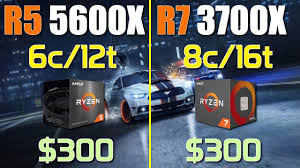 Around 26% higher average synthetic performance. Ryzen 5 5600x Vs Ryzen 7 3700x Test In 9 Games Youtube