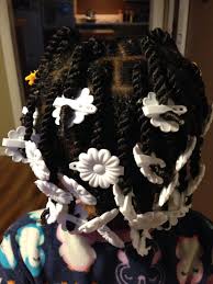 Twists And Barrettes Little Girl Natural Hair Girls Natural Hairstyles Natural Hair Styles Little Girls Natural Hairstyles