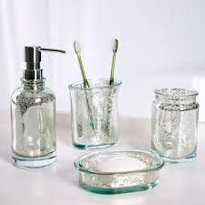 I read a few blog posts on how to make your own faux mercury glass vases/candle holders, and we've got great deals for bathroom accessories. Mercury Glass Bathroom Accessories Target