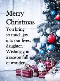 Heartwarming Tree Merry Christmas Card For Daughter Birthday Greeting Cards By Davia Christmas Verses Merry Christmas Card Christmas Cards