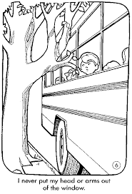 School Bus Safety Coloring Pages Sketch Coloring Page School Bus Safety Bus Safety School Bus
