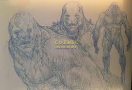 Be sure to check out his concept art featured in the book, batman v superman: Alternate Doomsday Design For Batman V Superman Revealed