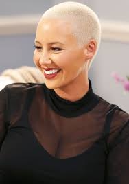 Amber Rose Is Unrecognizable After Dramatic Makeover See Her Shocking New Look Amber Rose Hair Amber Rose Bald Look