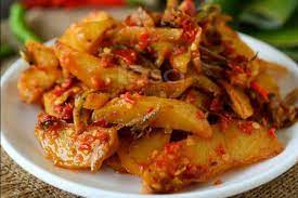 Kari telur enak dimakan bersama nasi putih. Resipi Kentang Bilis Berlada Lauk Simple Tapi Sedap