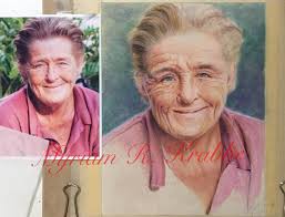 Title: STORY THE EYES TELL Pencil drawing