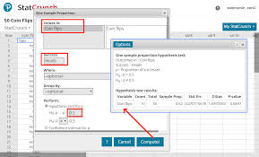 Hypothesis Tests And Confidence Intervals For A Proportion With Raw Data