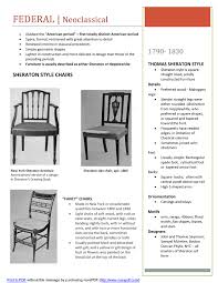 American Federal Sheraton Interior Design History Classic Furniture Furniture Legs