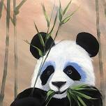 Panda - Tipsy Brush Painting Party!