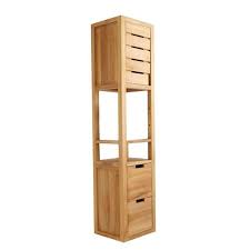 Colonne L 30 X H 150 X P 30 Cm Teck Serena Colonne Salle De Bain Meuble Colonne Salle De Bain Salle De Bain Ikea