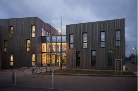 Siege De Notre Logis Facade Bois Construction Bois Architecture