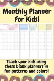 Check spelling or type a new query. Free Printable Monthly Planner For Kids And Adults Printables And Inspirations