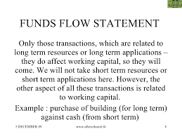 fund flow statement lessons blendspace acnc financial statements