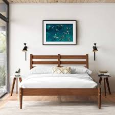 Aliyah 6 Drawer Double Dresser In 2020 Queen Platform Bed Platform Bed Mid Century Modern Bed