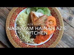 Gulai darat ayam bersama telur. Nasi Ayam Hainan Versi Azie Kitchen Youtube