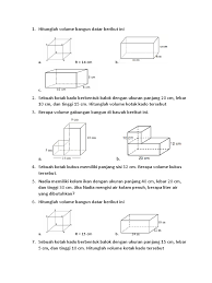 Cari dan hitunglah keliling kayu berbentuk kubus tersebut. Cara Mengerjakan Volume Gabungan Kubus Dan Balok Ilmusosial Id