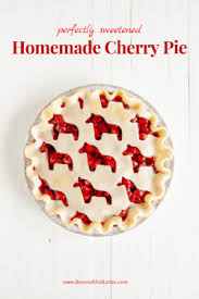 Homemade Cherry Pie Recette Recette Galette Et Tarte