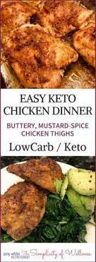 Zero Carb Chicken Thighs For A Crowd Make Up To 12 Thighs With This Delicious Fatty Mustard Spice Sauce Gr Keto Diet Menu Keto Recipes Easy Keto Diet Recipes