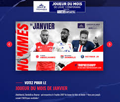 Французька футбольна ліга 1 (uk); January S Best Player Vote Neymar Jr Neymar Jr