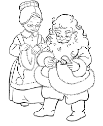 These alphabet coloring sheets will help little ones identify uppercase and lowercase versions of each letter. Santa Claus And Mrs Santa Coloring Pages Coloring4free Coloring4free Com
