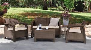 Keter Corfu Ottomans Table Keter S Plastic Outdoor Furniture Including Plastic Chairs And Tables Is The Ideal Solution This Outdoor Plastic Furniture Ha Sets