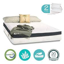 15 Inch Aloe Vera Gel Memory Foam Mattress Cool Gel Infused Triple Layered Certipur Queen Memory Foam Mattress Firm Memory Foam Mattress Foam Mattress