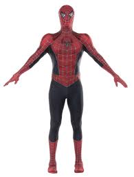 I think the new black costume is. Tobey Maguire Spider Man Production Made Complete Costume On Display Form From Spider Man 3