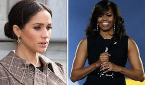 It is only the second time an american first lady has taken the place of a model on a vogue. Meghan Markle S Vogue Interview To Michelle Obama Respected The Queen S Rules Royal News Express Co Uk