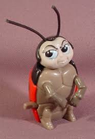 Francis' aggressive nature makes others cry, particularly maggots and, later, little ants when he becomes a den mother to the blueberry troops. Disney A Bug S Life Wind Up Francis The Ladybug Figure Toy 3 Inches Tall 1998 Mcdonalds Rons Rescued Treasures