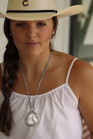 Stallion, Friesian Horse Head Pendant in Silvery Pewter