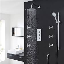 Maybe you would like to learn more about one of these? Buy Milan Bathroom Shower Set With Square Rainfall Shower Head Body Massage Milan Shower