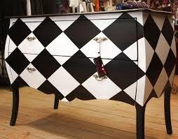 Black And White Diamond Pattern Black And White Diamond Pattern Chest Awesome Maybe In Pink And Black Or Aqua White Home Decor White Chest Of Drawers Home Decor