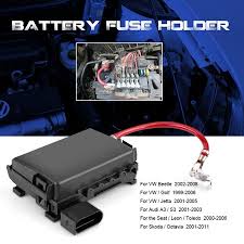 I have a 2001 vw jetta wolfsburg edition and as of two days ago the remote lock doesn't work (the unlock does) and the car all fuses in the 22 fuse fusebox are good. Fyydes Car Battery Fuse Box Holder Terminal For Vw Jetta Golf Mk4 Beetle 99 04 1j0937550a 1j0937550b Fuse Holder Walmart Canada