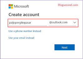 · kemudian pilihlah tulisan create a microsoft account. Cara Membuat Akun Microsoft Dengan Mudah Dan Cepat Blog Second