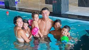 Cristiano ronaldo's busy life with kids and girlfriend georgina rodríguez (unseen videos) 2021. Cristiano Ronaldo And Georgina Rodriguez Happy Time With Children Is Best Youtube