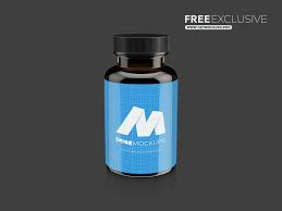 Download Free Psd Mockup Plastic Dark Style Bottle Get Mockups