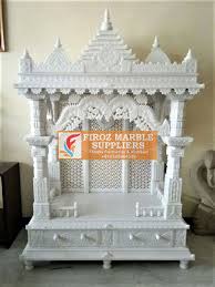 This temple or shrine can be placed at homes in the area of worship as it is small is size. Marble Temple Marble Temple Design In 2021 Pooja Room Door Design Temple Design For Home Pooja Room Design