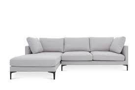 Adams Chaise Sectional Sofa Pearl Beige Brass Left Facing Castlery Sectional Sofa Castlery Buy Sofa