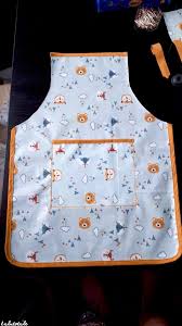 Tuto Couture Le Tablier De Cuisine Peinture Jardinage De Lalutine Tablier Cuisine Tablier Enfant Tablier Cuisine Enfant