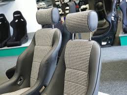 Houndstooth Trimmed Classic Seats Houndstooth Fabric Classic Seating