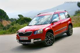 Red Skoda Skoda Yeti Skoda European Cars