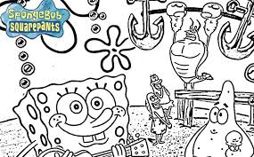 Gambar Spongebob Anak Tk Kumpulan Gambar Mewarnai Spongebob Untuk Anak Marimewarnai Com Cara Menggambar Dan Mewarnai Spongebob Unt Spongebob Lukisan Gambar