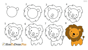 Search images from huge database containing over 1,250,000 drawings. How To Draw Wild Animals Pictures