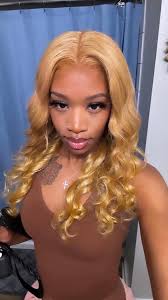 Carina #27 Honey Blonde Colored 13X6 HD Lace Frontal Wigs 250% Straight HD  Lace Human Hair Wigs For Women reviews