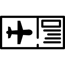 Flugticket vorlage zum bearbeiten kostenlos. Flugticket Kostenlose Transport Icons